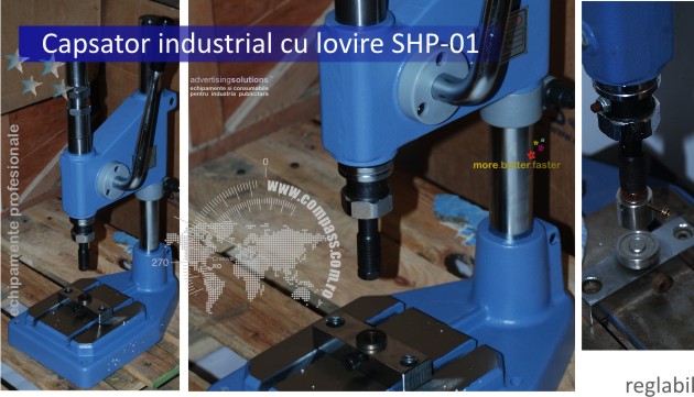 income range stack Stroking Hand Press SHP-01 - Capsator industrial cu lovire