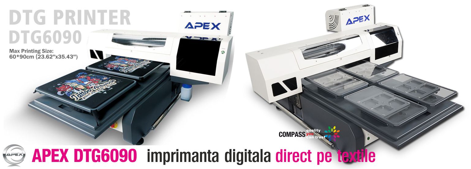Savvy Yogurt chance APEX DTG 6090 imprimanta digitala textile / tricouri