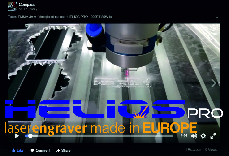 Harden fringe Nylon HELIOS - Gravatoare laser CO2 DC sau RF fabricate in Europa.