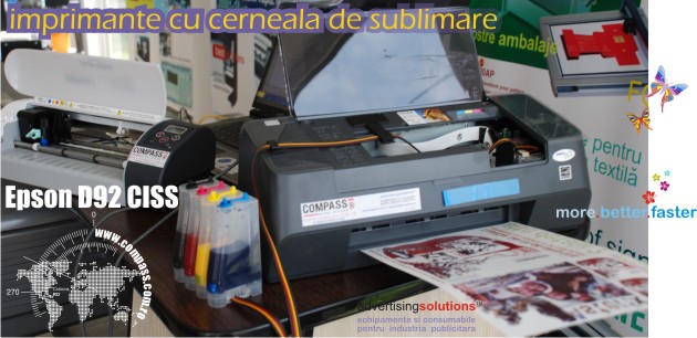 Recall Recur Revival Imprimante de birou modificate pentru sisteme de alimentare continua (CISS)  cu cerneala de sublimare sau pigment.